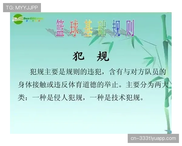篮球技术犯规处罚规则详解：判罚标准与执行流程